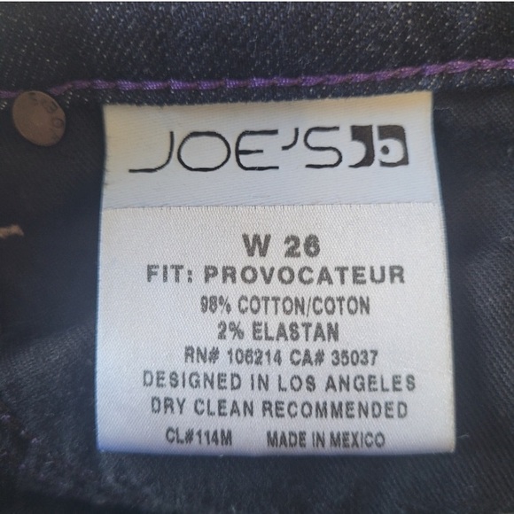 Joe’s Jeans Provocateur Bootcut Dark Wash Jeans size 26 - Picture 8 of 10